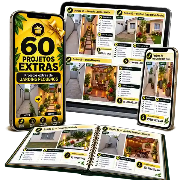 60 Projetos Extras de Jardins Pequenos